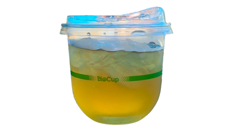 A cup of sweet iced tea from Butter Patisserie.