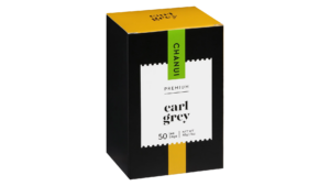 A box of 50 Chanui Earl Grey teabags.