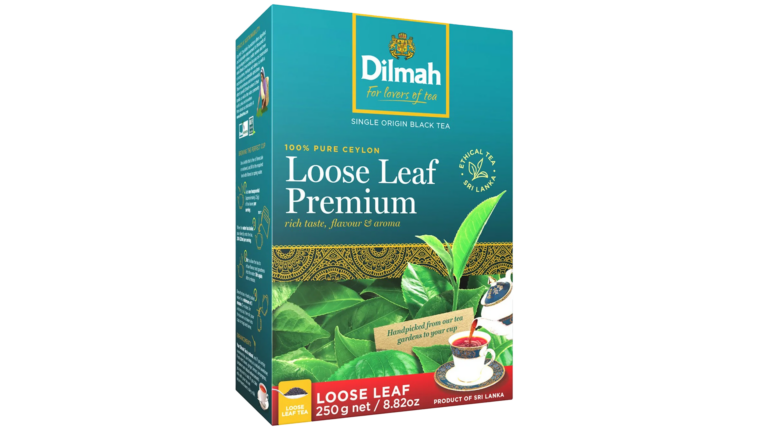 A box of Dilmah Loose Leaf Premium tea